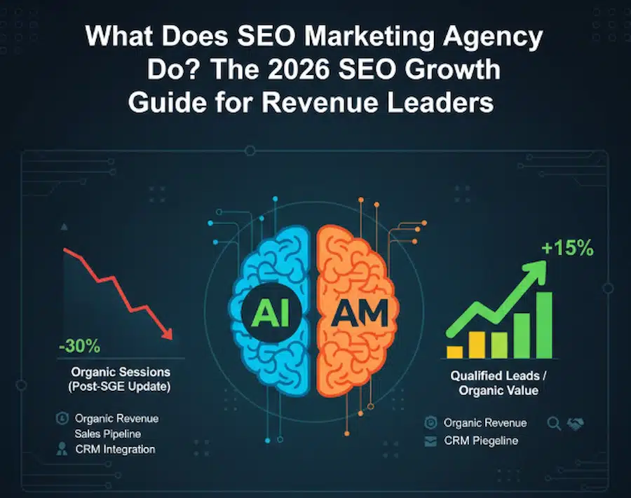 SEO marketing agency growth guide 2026 explaining AI search, revenue strategies, and ROI-driven SEO