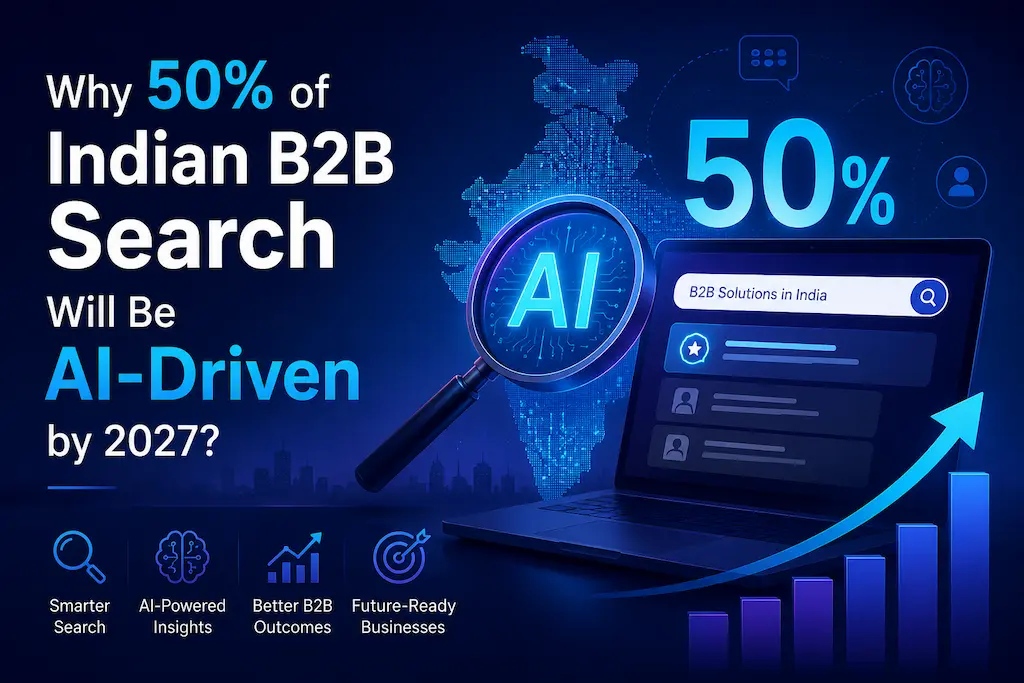 Why half of Indian B2B discovery will be AI‑driven by 2027